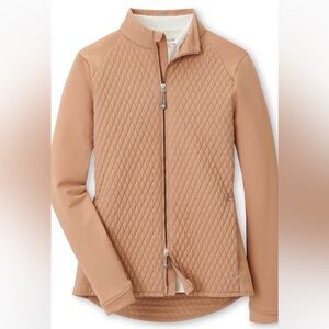 Peter Millar Women’s Camel Merge Hybrid Quilted Jacket